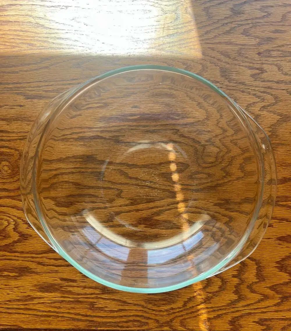 Vintage PYREX Clear Glass 3 QT Bowl 026